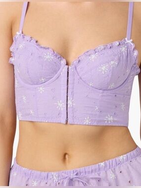 Florence Lavender Lace Bralette
